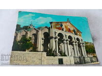 Carte poștală Biserica Ghetsimani din Ierusalim 1976