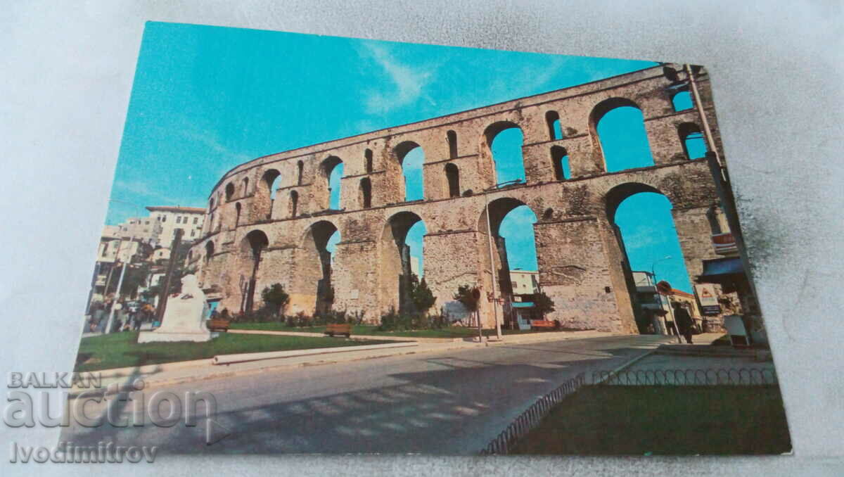 Postcard Kavala Acqueduct