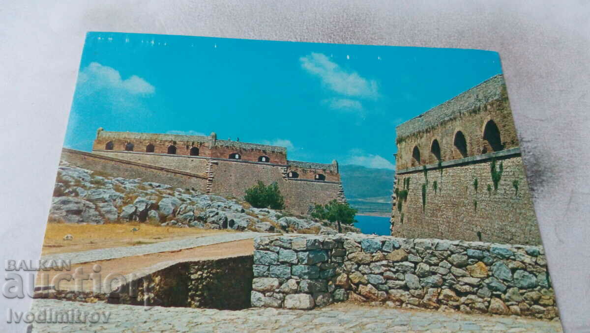 Пощенска картичка Nauplia At Palamidi. The Fortress 1972
