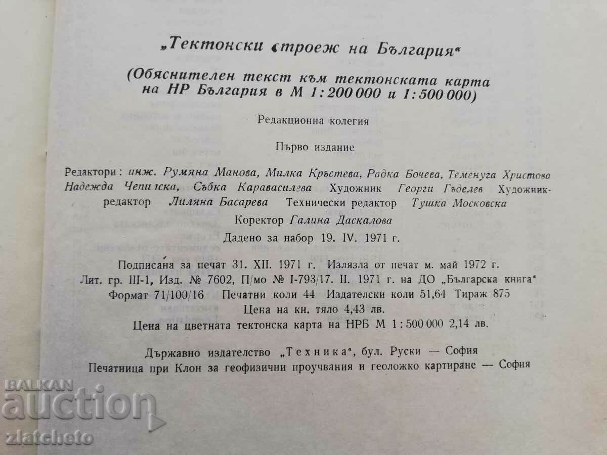 Τεκτονική κατασκευή Βουλγαρίας 1971 Συλλογή συγγραφέα - 7 Τεκτονική κατασκευή Βουλγαρίας 1971 Συλλογή συγγραφέα - 7