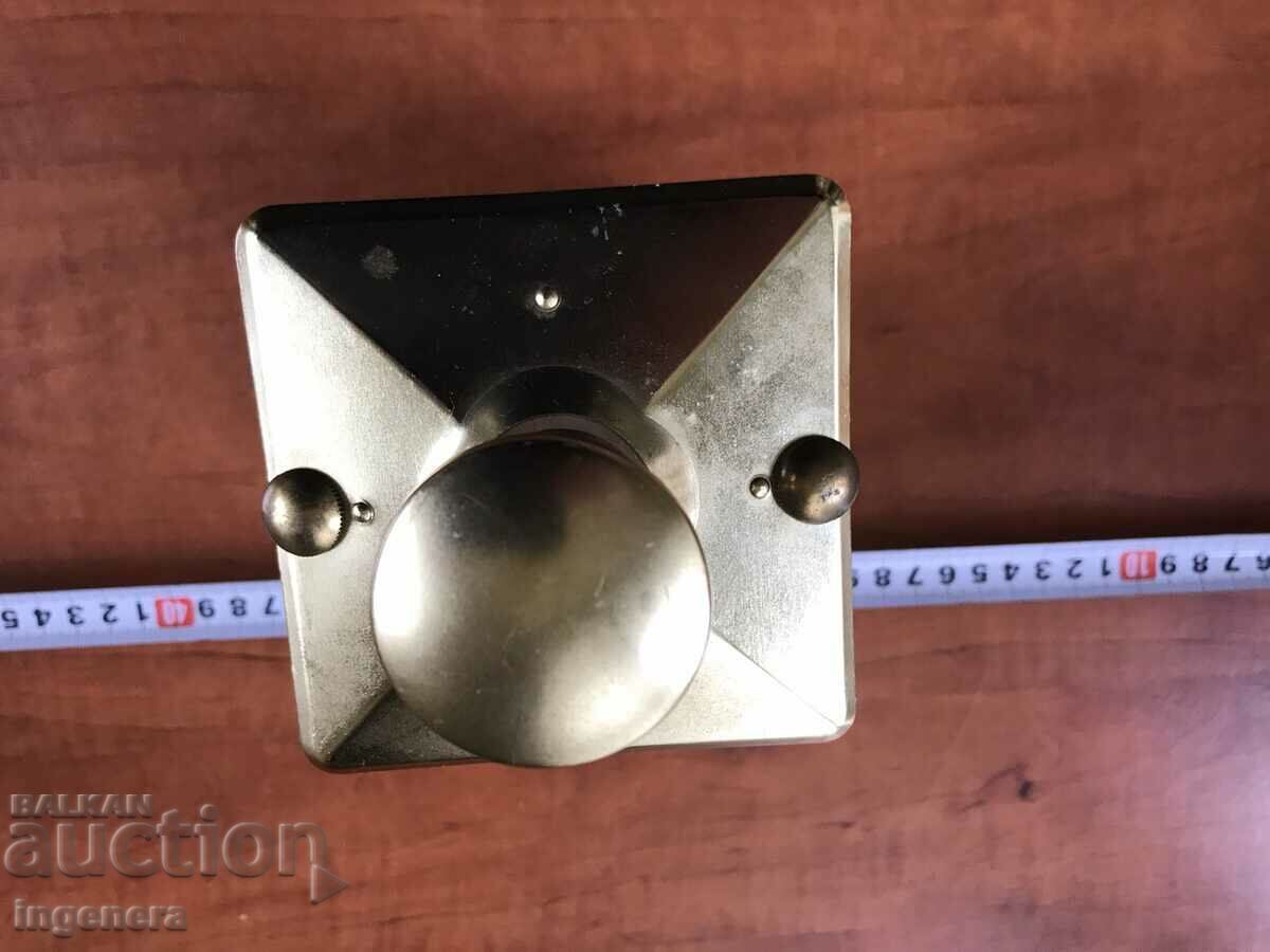 BOTTLE GLASS BOTTLE WITH METAL FITTINGS-500 ML - 6 BOTTLE GLASS BOTTLE WITH METAL FITTINGS-500 ML - 6