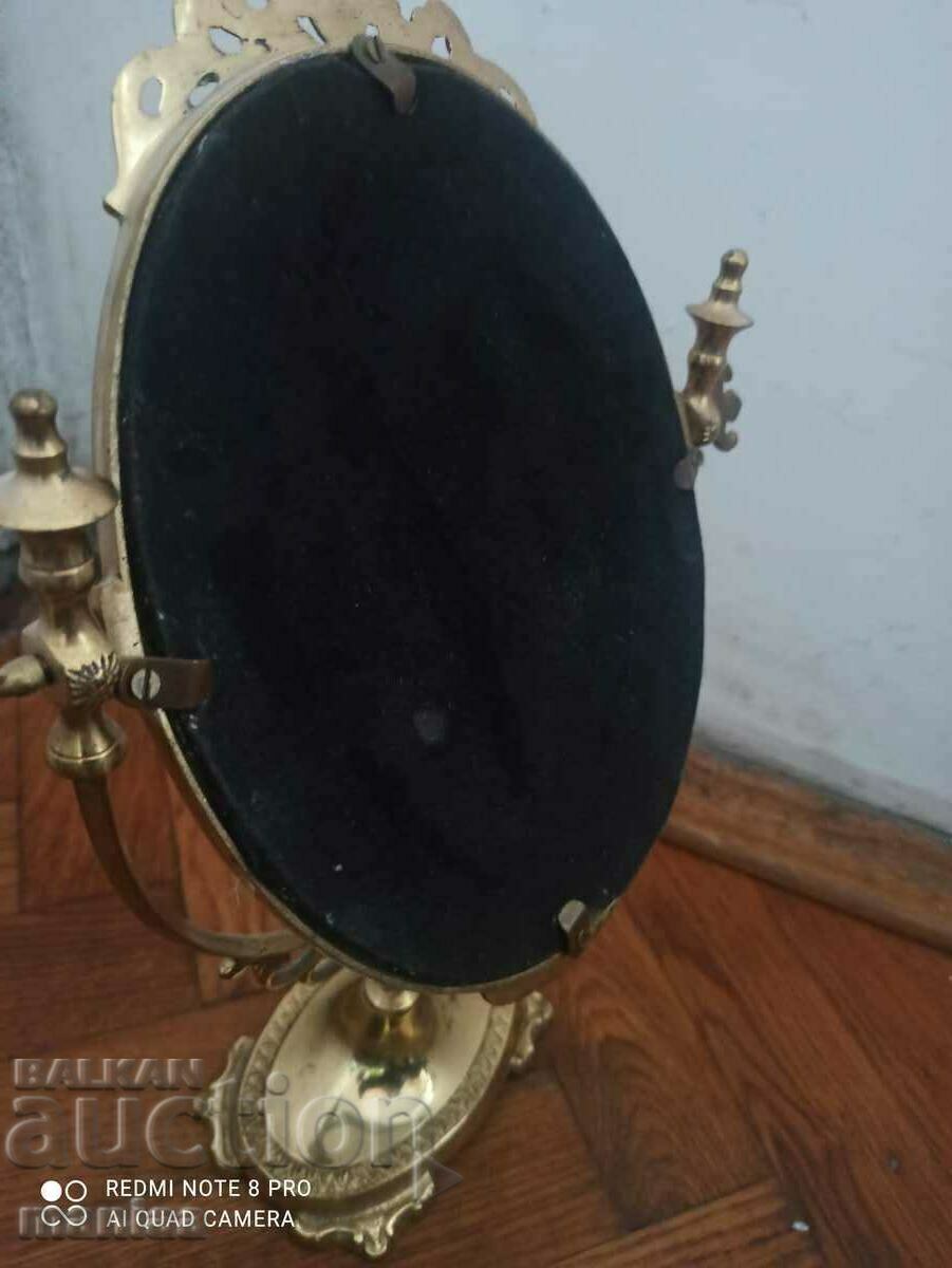 Delivery of Antique baroque bronze mirror 19 c