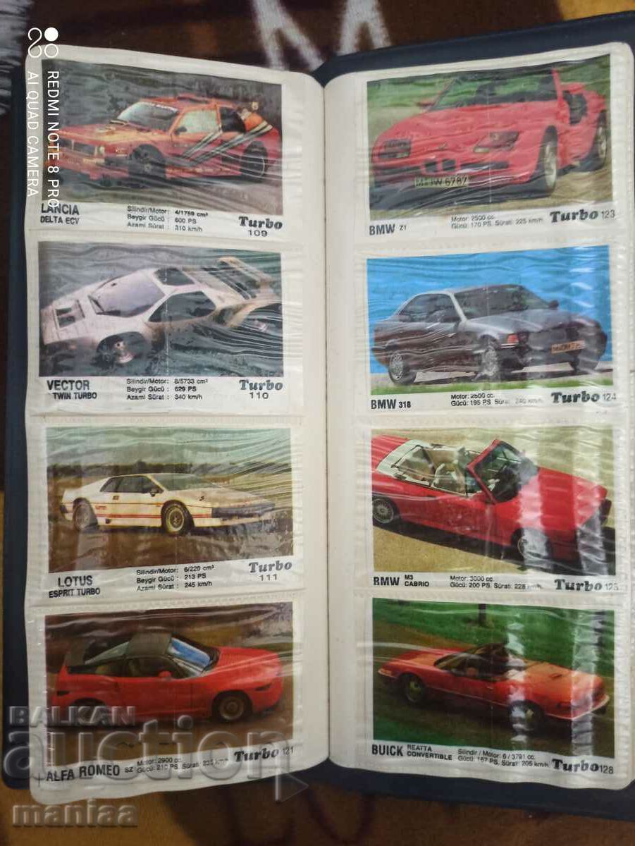 Auction Album with pictures Turbo 65 pcs Auction Album with pictures Turbo 65 pcs