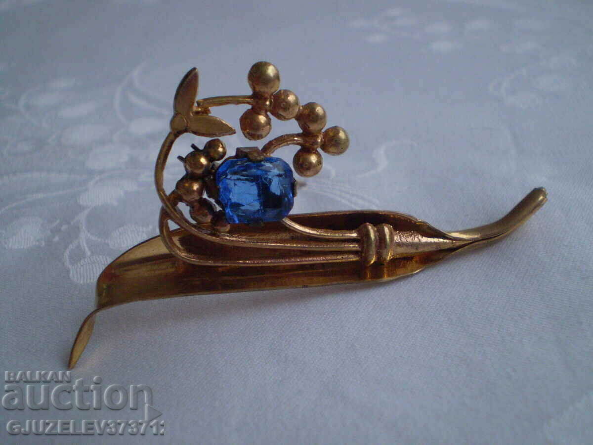 Art Deco flower brooch 1920 - 5 Art Deco flower brooch 1920 - 5