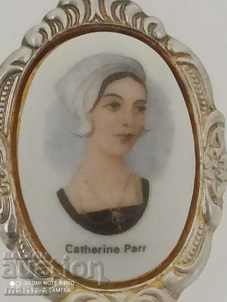 Licitație Lingurita suvenir cu portelan