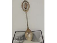 Lingurita suvenir cu portelan