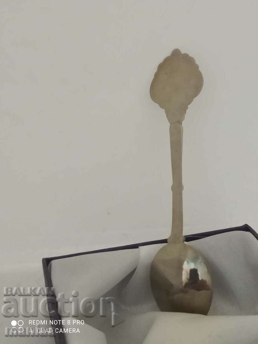 Δημοπρασία Αναμνηστικό κουτάλι με πορσελάνη