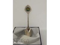 Souvenir spoon with porcelain