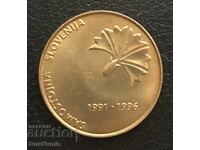 Σλοβενία.5 τόλάρια 1996 5 χρόνια Ανεξαρτησία.UNC.