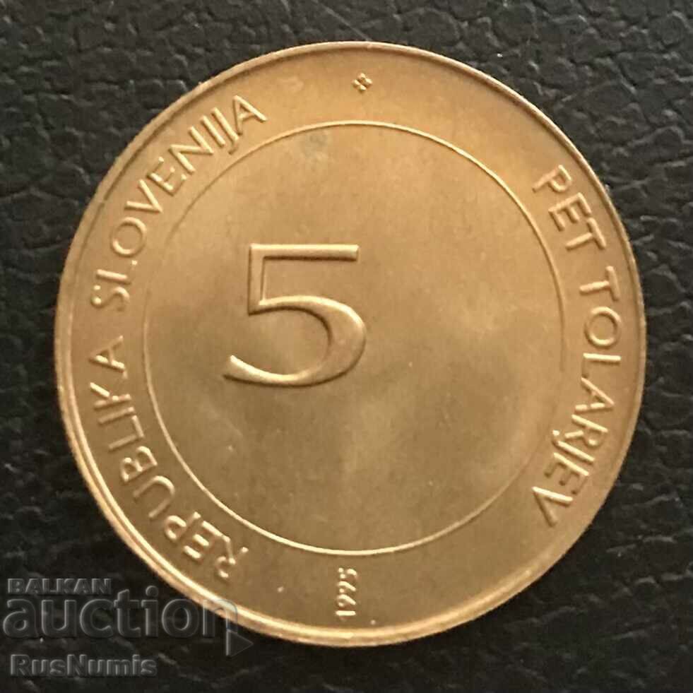 Slovenia.5 tolars 1995.50 years FAO.UNC. with price 7.00 BGN | € 3.58 Slovenia.5 tolars 1995.50 years FAO.UNC. with price 7.00 BGN | € 3.58