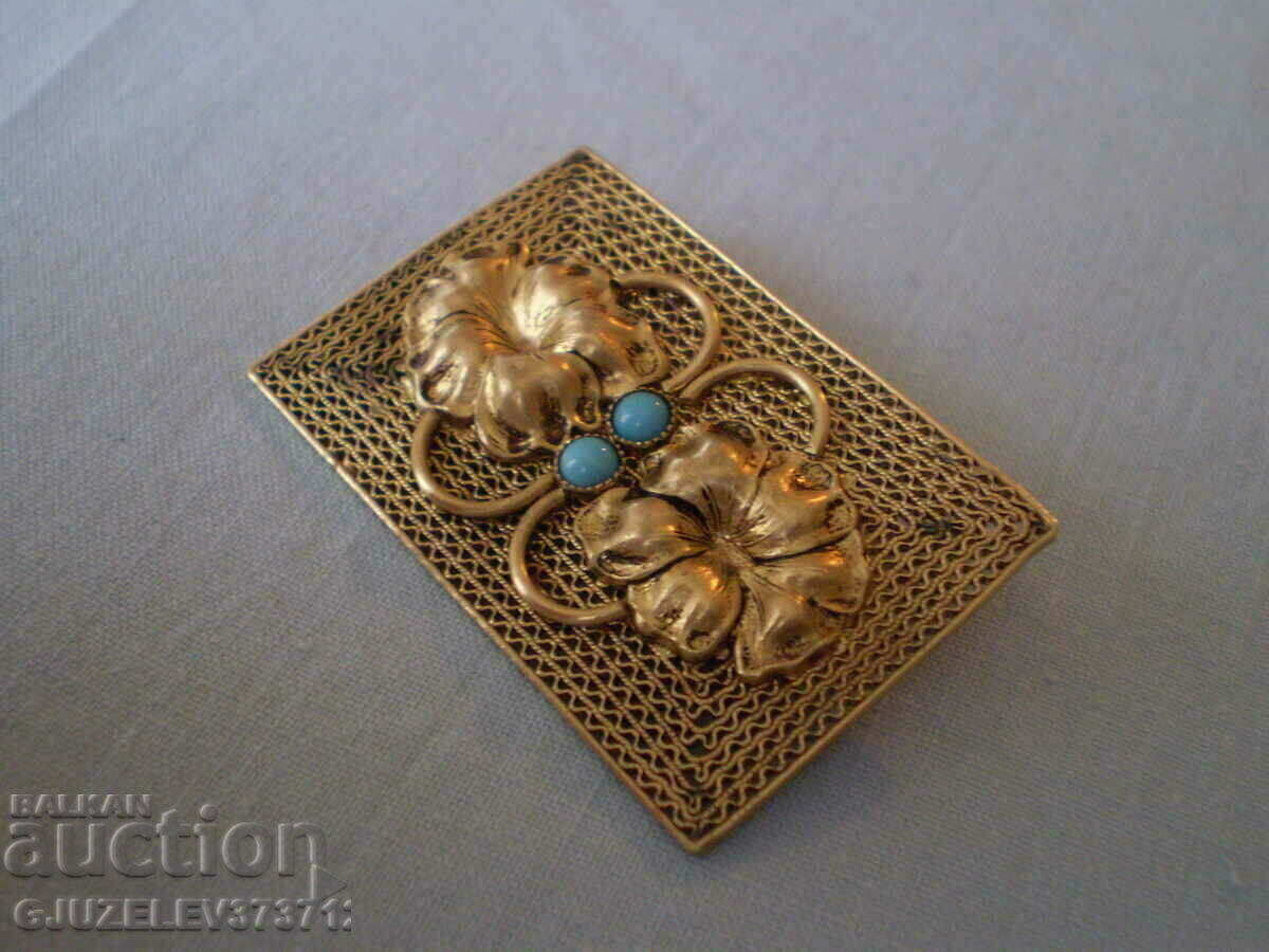 Auction Art Desso brooch BOHEMIA filigree Auction Art Desso brooch BOHEMIA filigree