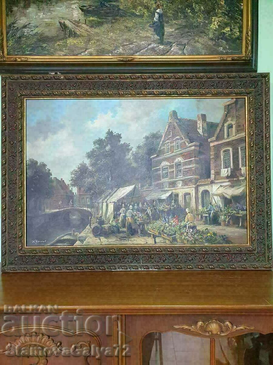 Exclusive author's master painting oil canvas Exclusive author's master painting oil canvas