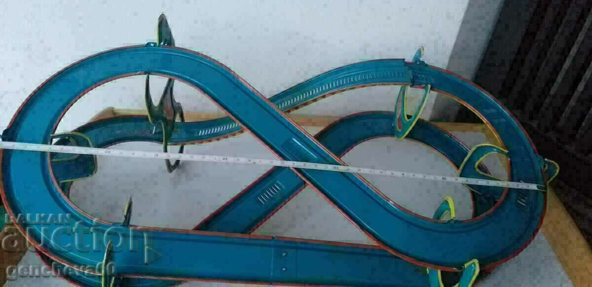 Sine veche din tabla, autostrada cu reis - 5