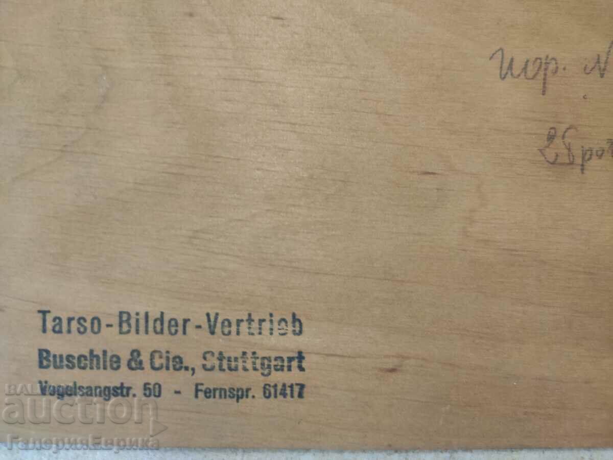 Master painting wooden Munich 1942. - 5 Master painting wooden Munich 1942. - 5