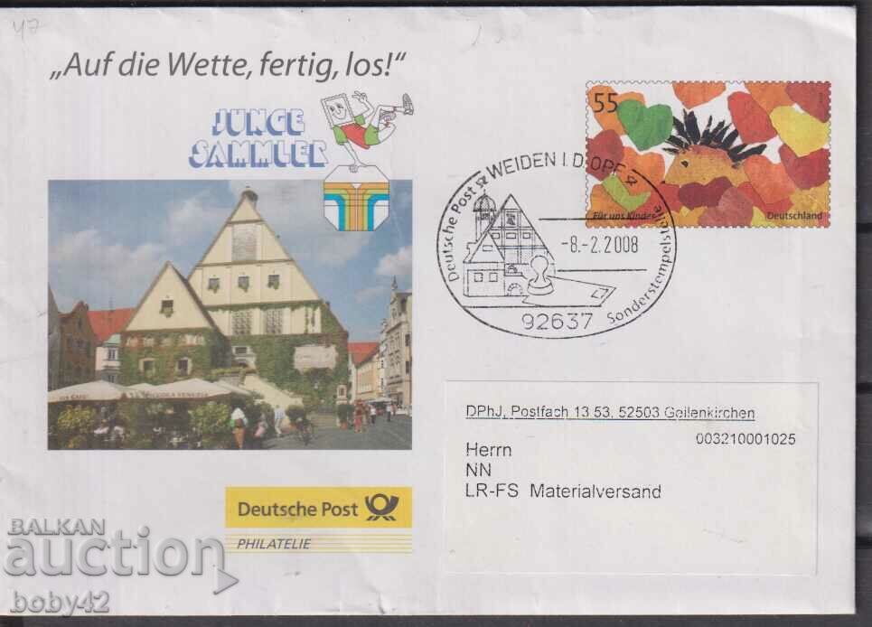 Germany - Envelope with print. TZ, Sp. print 2008