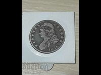 50 de cenți 1826 argint SUA