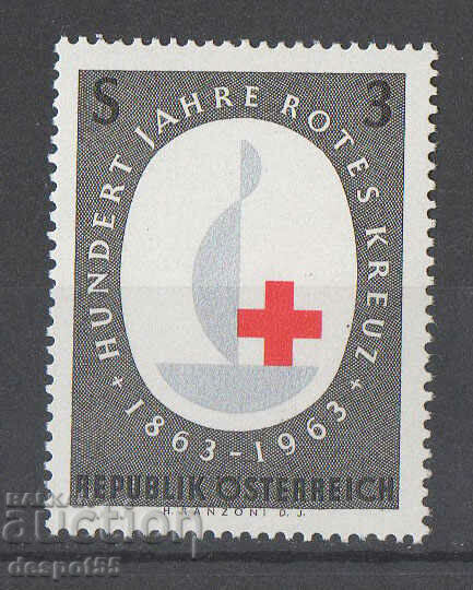 1963. Austria. 100 years International Red Cross.
