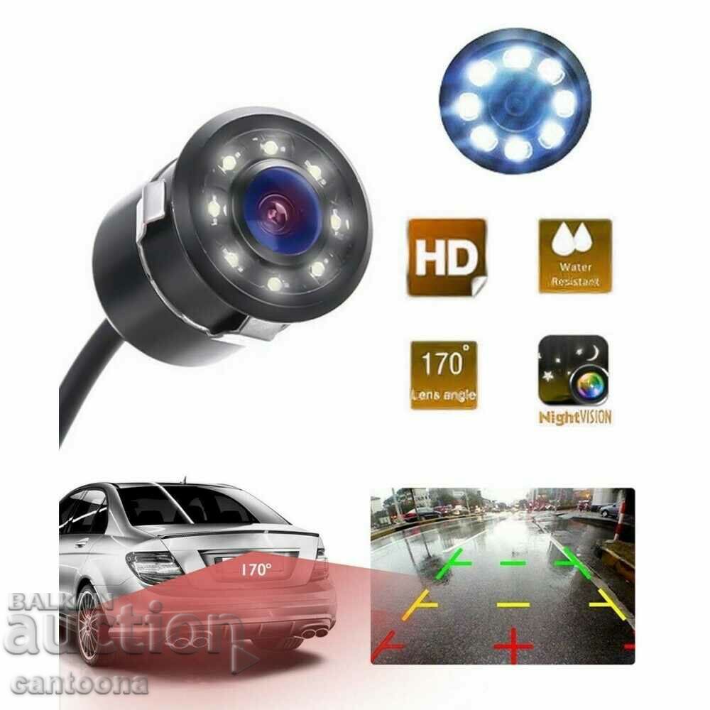 Universal IR Rear View Camera 8 LED with night mode