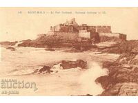 Old postcard - Saint Malo, Military fortress