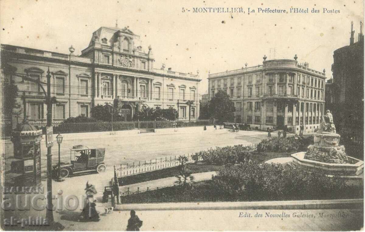 Carte poștală veche - Montpellier, Prefectura