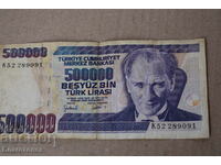 500000 Turkish lira