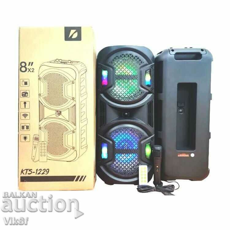 Karaoke column KTS 1229 with Bluetooth and Microphone with price 120.00 BGN | € 61.36 Karaoke column KTS 1229 with Bluetooth and Microphone with price 120.00 BGN | € 61.36