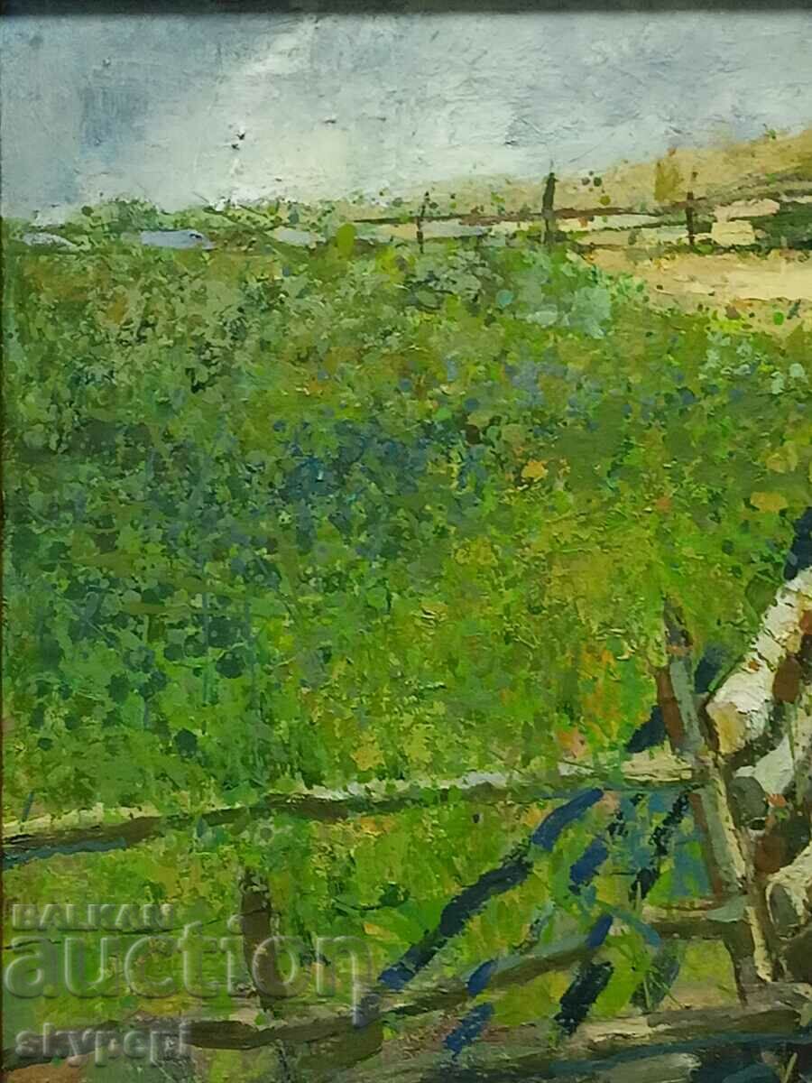 Delivery of Painting by Dimitar Vitkov "SUMMER" Delivery of Painting by Dimitar Vitkov "SUMMER"