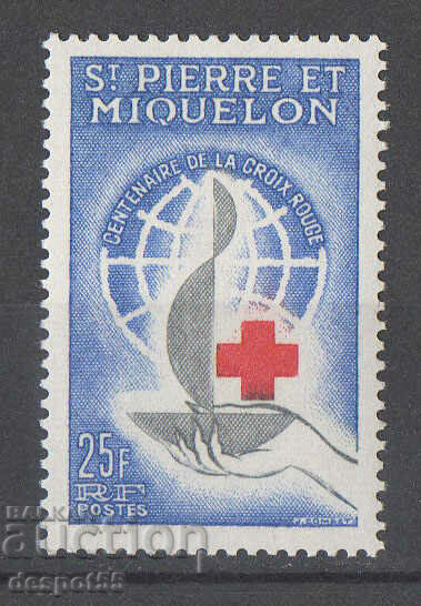 1963. Saint Pierre and Miquelon. 100 years International Red Cross.