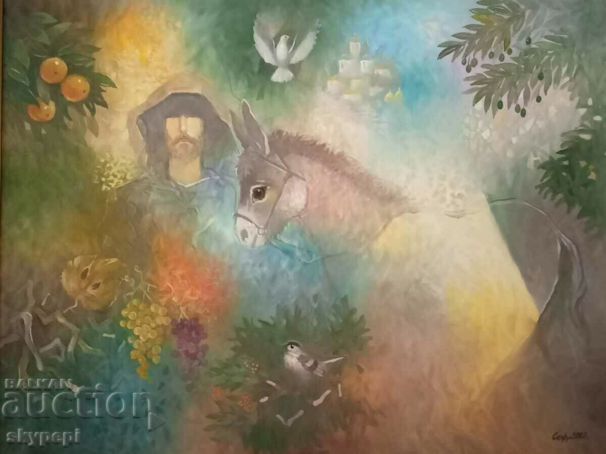 Suli Seferov "Biblical Times" with price 5600.00 BGN | € 2863.23 Suli Seferov "Biblical Times" with price 5600.00 BGN | € 2863.23