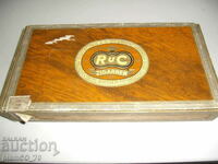No.*6752 old wooden box - size 25 / 13 / 3.5 cm