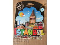 Authentic 3D magnet from Turkey, Istanbul with the eye of Nazar