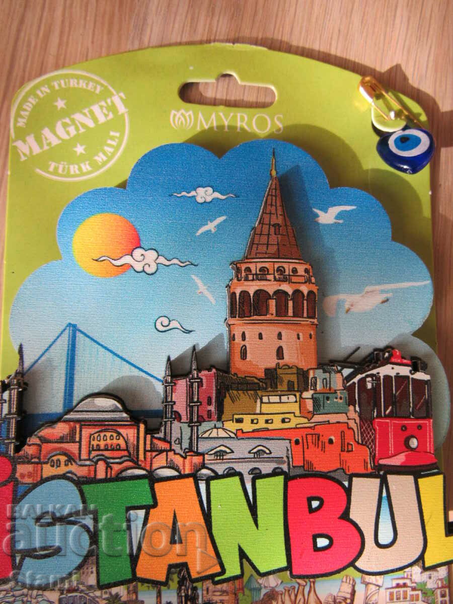 Authentic 3D magnet from Turkey, Istanbul with the eye of Nazar with price 13.30 BGN | € 6.80 Authentic 3D magnet from Turkey, Istanbul with the eye of Nazar with price 13.30 BGN | € 6.80