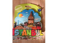 Authentic 3D magnet from Turkey, Istanbul with the eye of Nazar