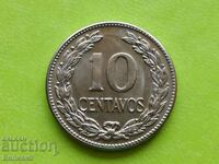 10 Centavos 1967 Salvador Unc