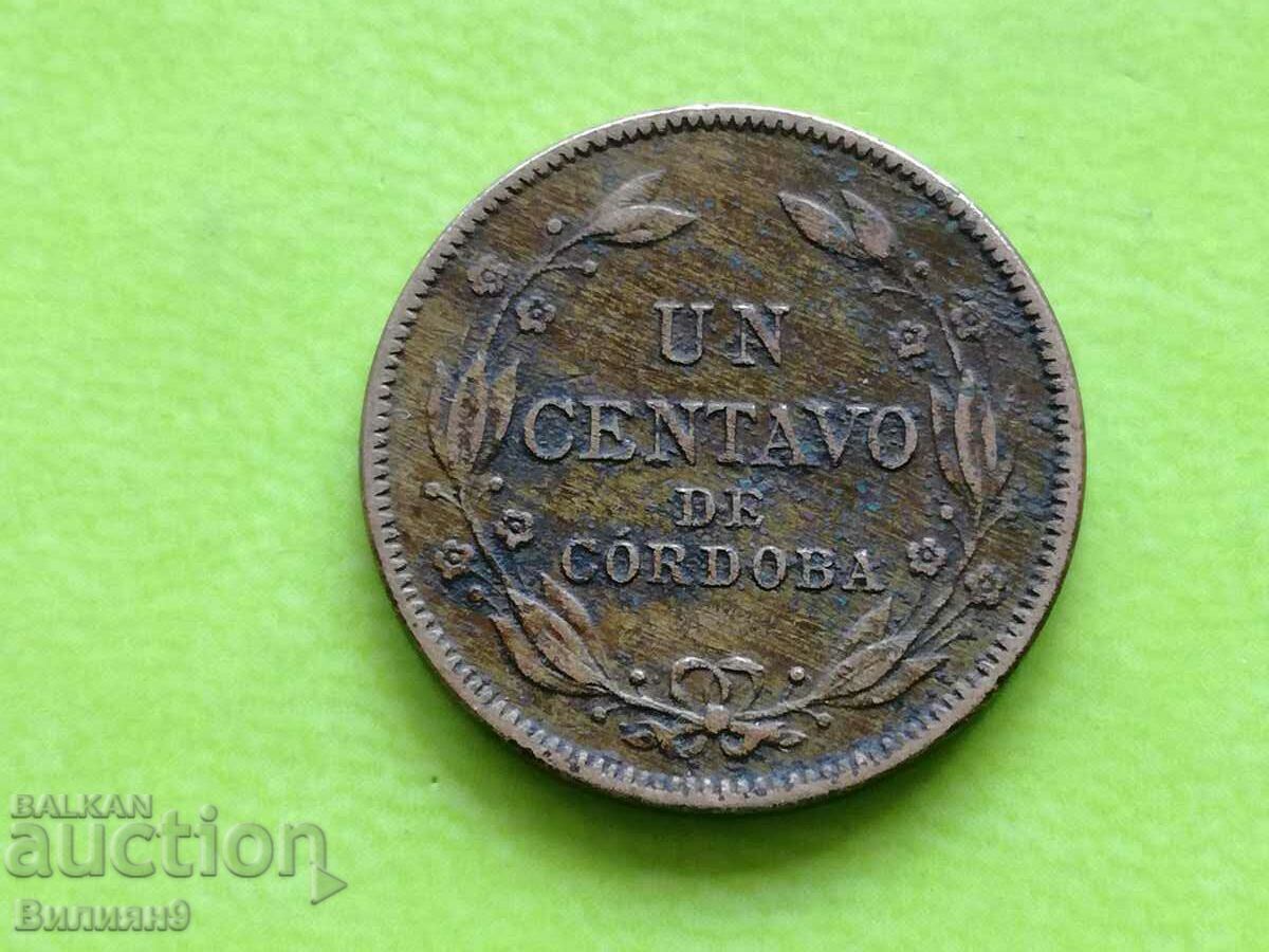 1 centavo 1938 Νικαράγουα