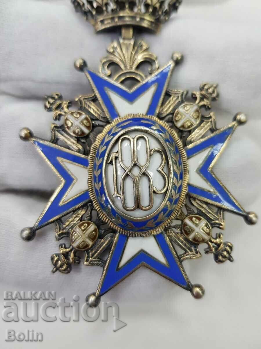 Rare Serbian Royal Order of St. Sava 3 tbsp. - 6 Rare Serbian Royal Order of St. Sava 3 tbsp. - 6