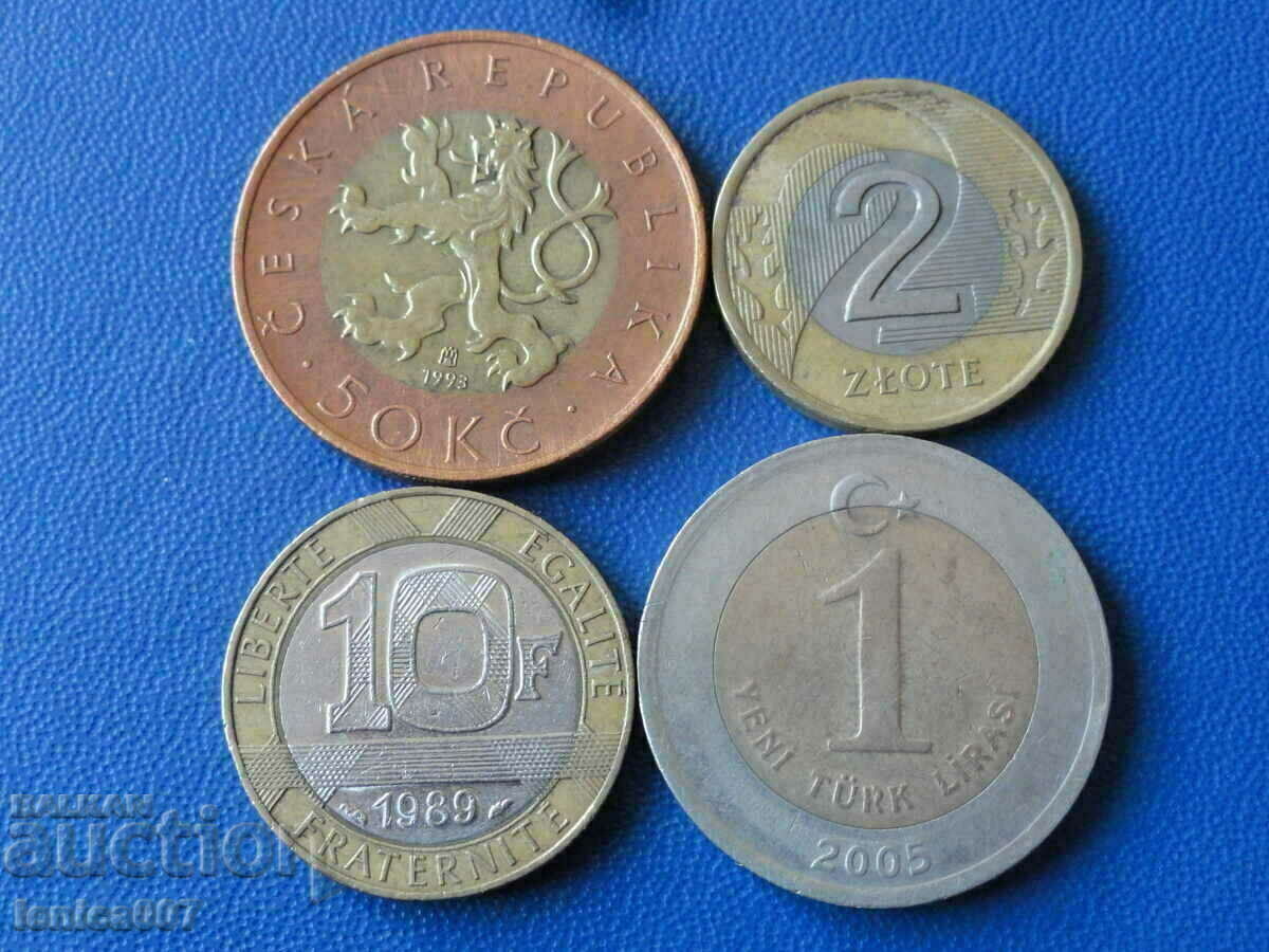 Delivery of Bimetallic coins (4 pieces) Delivery of Bimetallic coins (4 pieces)