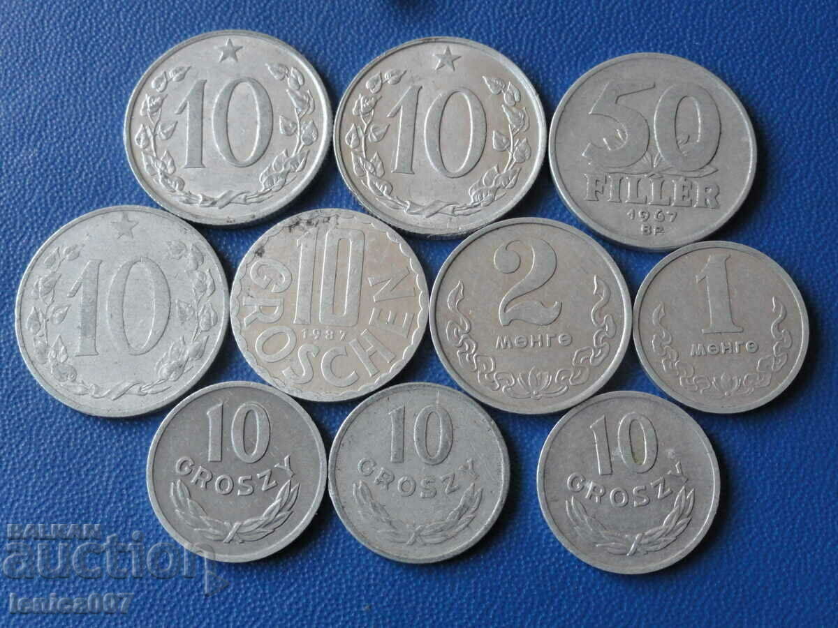 Νομίσματα (10 τεμάχια) με τιμή € 1.70 | 3.32 BGN Νομίσματα (10 τεμάχια) με τιμή € 1.70 | 3.32 BGN