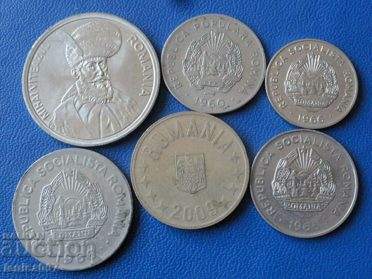 Auction Romania - Coins (6 pieces) Auction Romania - Coins (6 pieces)