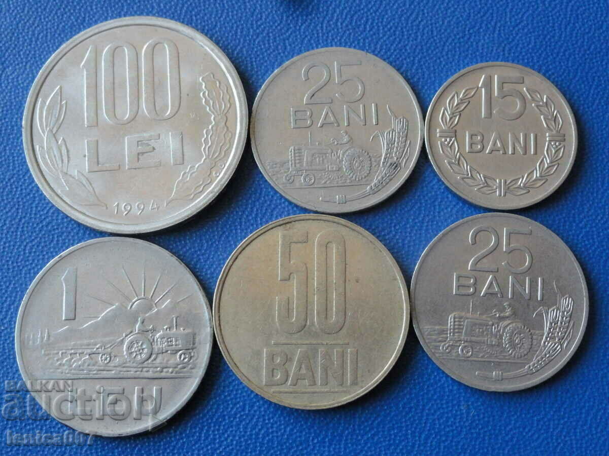 Romania - Coins (6 pieces) - 6 Romania - Coins (6 pieces) - 6