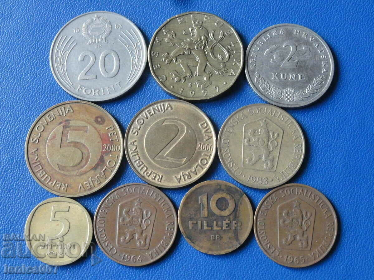 Collective lot of coins (10 pieces) with price 5.40 BGN | € 2.76 Collective lot of coins (10 pieces) with price 5.40 BGN | € 2.76