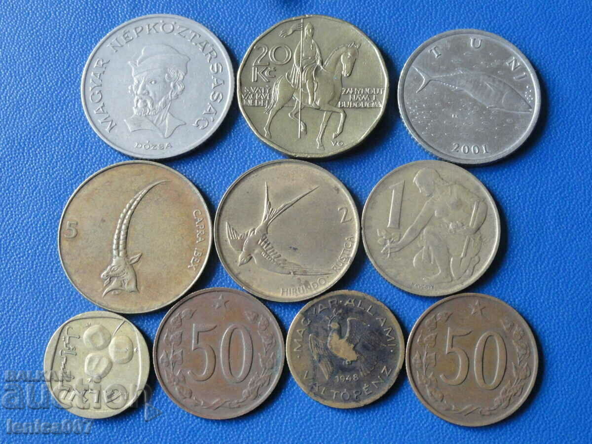 Collective lot of coins (10 pieces) - 5 Collective lot of coins (10 pieces) - 5