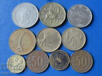 Lot colectiv de monede (10 bucăți)