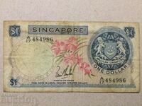 Сингапур 1 долар 1972