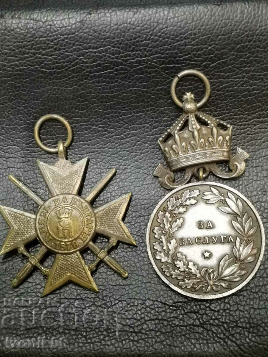 Silver .Order of Merit + Order of Bravery with price 240.00 BGN | € 122.71 Silver .Order of Merit + Order of Bravery with price 240.00 BGN | € 122.71