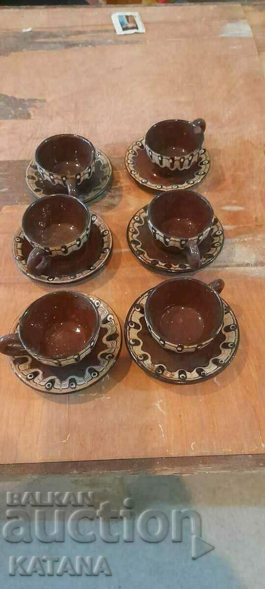 Service, pahare 6 bucati + farfurii PROMOTIE!!!