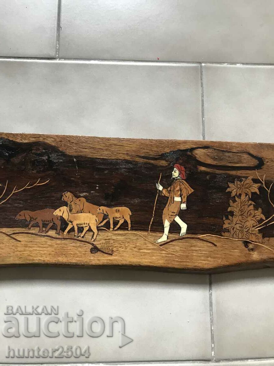 Wood panel, 48/13 cm, India with price 39.95 BGN | € 20.43 Wood panel, 48/13 cm, India with price 39.95 BGN | € 20.43