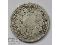 2 Francs Silver France 1871 K- Silver Coin #155