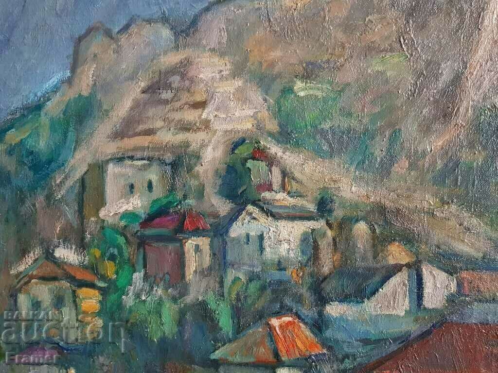 STOYAN KIRYAZOV 1926 - 1995 Melnik 1992 oil paints with price 1350.00 BGN | € 690.24 STOYAN KIRYAZOV 1926 - 1995 Melnik 1992 oil paints with price 1350.00 BGN | € 690.24
