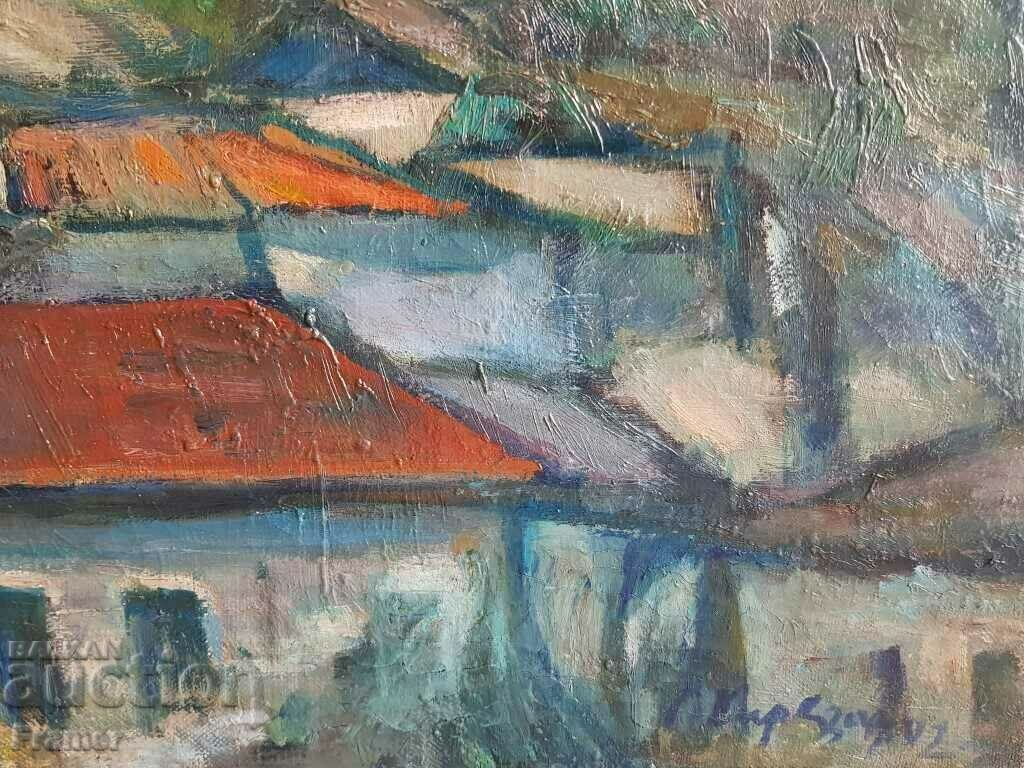 Παράδοση STOYAN KIRYAZOV 1926 - 1995 Melnik 1992 λαδομπογιές
